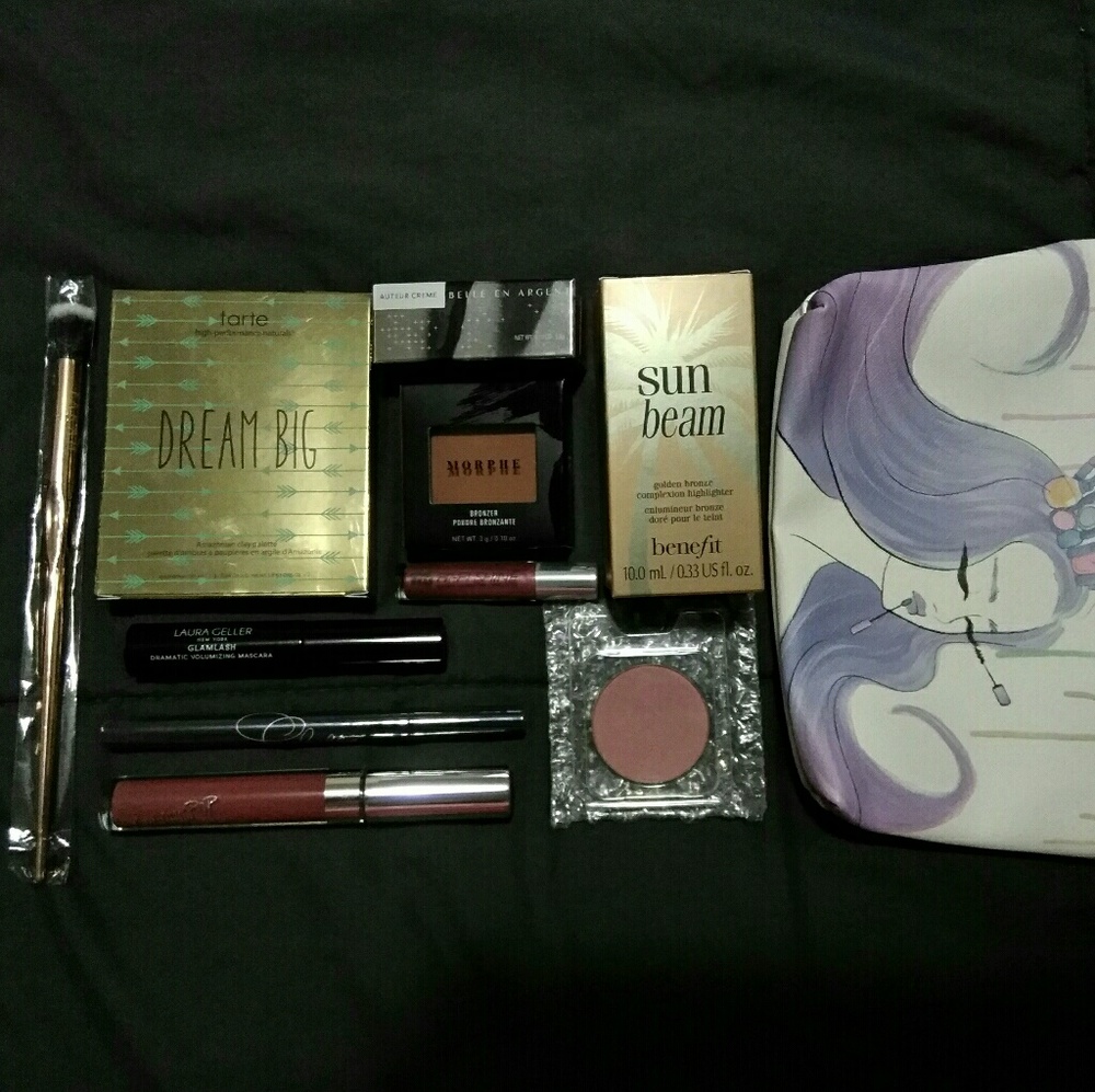 10pc Full/Sample Size Makeup Bundle - Tarte